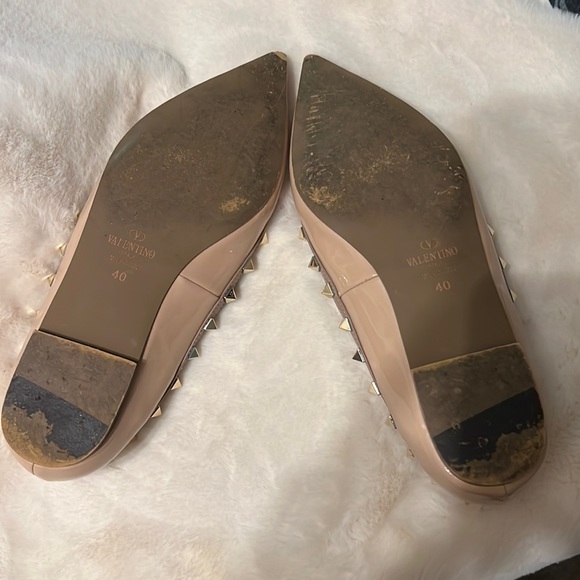 Valentino Garavani Rockstud Patent ballet flats. In very good condition. - Picture 10 of 17